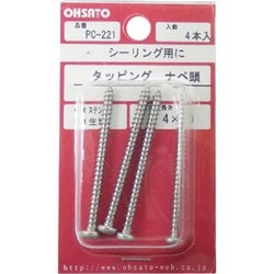 シーリング用ステンレスタッピング 鍋 4×50 PC-221