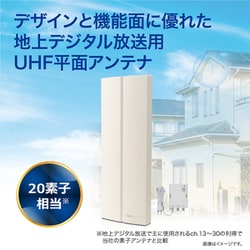 ヨドバシ.com - サン電子 SDA-20-2A-W [地デジ用UHF平面アンテナ