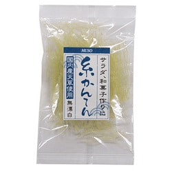 【冬バーゲン★】 ムソー - ヨドバシ.com 国内産無漂白 通販【全品 16g 糸かんてん 寒天
