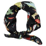 オアハカプチ ストール BLACK ISAP8122