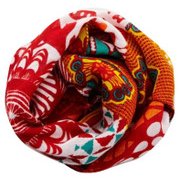 カンガプチ ストール RED ISAP8125