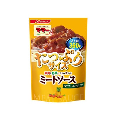 マ マー 果実と野菜のうまみ豊かなミートソース マッシュルーム入り 360g