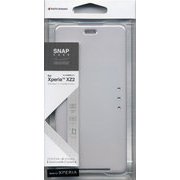 3934XZ2 [Xperia XZ2 Clam Shell手帳型PCケース WH スワロフスキー付き]