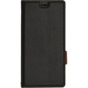 3962XZ2 [Xperia XZ2 薄型手帳ケース サイドマグネット SLIM FIT CASE ブラック×ダークブラウン]