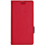 3963XZ2 [Xperia XZ2 薄型手帳ケース サイドマグネット SLIM FIT CASE レッド×ネイビー]