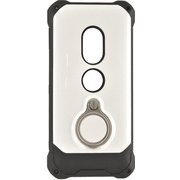 3917XZ2 [Xperia XZ2 ハイブリットケース TPU+PC リングスタンド ホワイト]