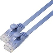 カテゴリー6対応LANケーブル フラット ヨリ線 15m ブルー LD-GF2/BU15