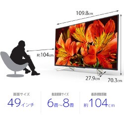 ヨドバシ.com - ソニー SONY KJ-49X8500F B [BRAVIA ブラビア 49型