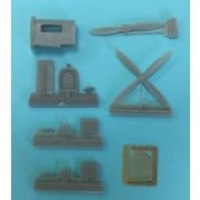 RSDACR042 [ハンザ式水上偵察機改造セット (トコ ハンザ・ブランデンブルク W.29用) 1/72 レジン製ディティールアップパーツ]