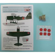 RSDACR044 [零式観測機11型 初期型 カウリングw/水上機母艦 神川丸艦載機デカール (フジミ用) 1/72 デカール付き改造パーツ]