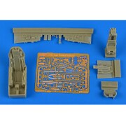 ARS4727 [シュペルエタンダール SEMコックピットセット (キネティック用) 1/48 レジン製ディティールアップパーツ]
