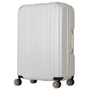 PC+ABS ダブルキャスターハードケース 90L ホワイトカーボン 5122Z-68WHCB
