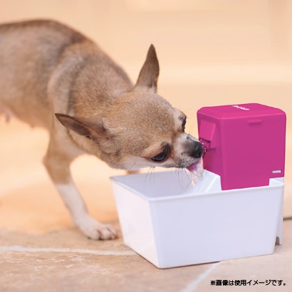 ラジオシステムズ PetSafe ペットセーフCUBE-PK-JP-18 [ドリンクウェル アクアキューブ ペットファウンテン ピンク]Ω