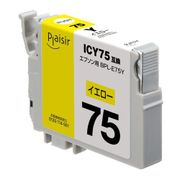 互換インクカートリッジ エプソン ICY75 イエロー(顔料) BPL-E75Y