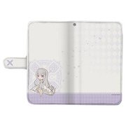 Re：ゼロから始める異世界生活 手帳型スマホケース 汎用Lサイズ エミリア&パック/ウエディング [キャラクターグッズ]