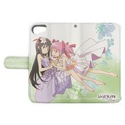 魔法少女まどか☆マギカ 描き下ろし手帳型ケース iPhone 6＆7＆8兼用 まどか&ほむら [キャラクターグッズ]
