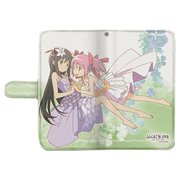 魔法少女まどか☆マギカ 描き下ろし手帳型スマホケース 汎用Lサイズ まどか&ほむら [キャラクターグッズ]