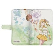 魔法少女まどか☆マギカ 描き下ろし手帳型スマホケース 汎用Lサイズ マミ&なぎさ [キャラクターグッズ]