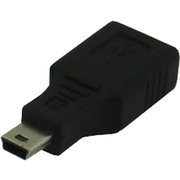 変換アダプタ USB A(メス) から miniUSB(オス) USBAB-M5AN