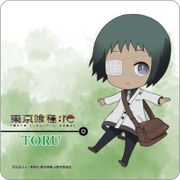 東京喰種：re ラバーマットコースター 六月透 [H100×W100mm]
