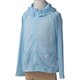 子供用プレミアムメッシュパーカー ライトブルー Mサイズ