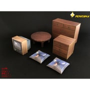 PEPATAMAシリーズ ペーパージオラマ M-003 家具セットA 昭和風 [フィギュアアクセサリ]