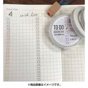 TODO 2個組 エンピツ+カラーグラデーション 5mm 方眼対応 mini TEG-01