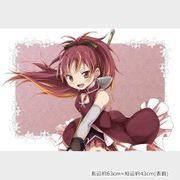 マギアレコード 魔法少女まどか☆マギカ外伝 まくらカバー 佐倉杏子 [長辺約63×短辺約43cm]
