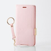 PD-XZ2CPLFJPNL [Xperia XZ2 Compact ソフトレザーカバー 女子向 磁石 ストラップ付 ライトピンク]