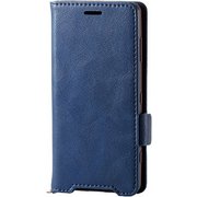 PD-XZ2CPLFYNV [Xperia XZ2 Compact ソフトレザーカバー 磁石付 ネイビー]