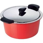 ホットパン保温調理鍋 22cm 3L 赤レッド