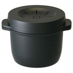 MWMR1 ブラック 電子レンジスチームご飯メーカー