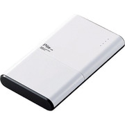 モバイルバッテリー/リチウムイオン電池/薄型/おまかせ充電対応/Type-C対応/Pile one/6000mAh/3.0A/PSE適合/ホワイト DE-M07-N6030WH