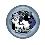 ポケットモンスター 切り絵シリーズ ガラス箸置き ロコン A [約H38.5×w38.5×D9mm]