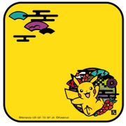 ポケットモンスター 切り絵シリーズ ガーゼミニタオル ピカチュウ B [約H200×W200]