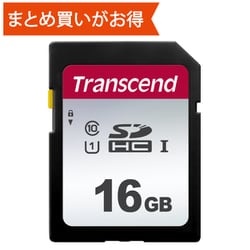 SDHCカード 16GB Class10 UHS-I U1 最大読込95MB/s 最大書込10MB/s TS16GSDC300S