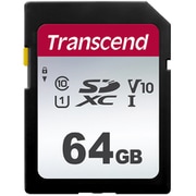 TS64GSDC300S [SDXCカード 64GB Class10 UHS-I U1 V10 最大読込100MB/s 最大書込20MB/s]
