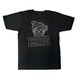 ウォーリーを探せ 半袖TシャツB ブラック Lサイズ [キャラクターグッズ]
