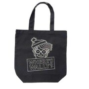 ウォーリーを探せ トートバッグ WHERE'S WALLY？ ブラック [キャラクターグッズ]
