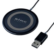 ワイヤレスチャージパッドQ10W ブラック D502