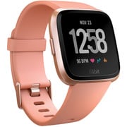 Fitbit(フィットビット) スマートウォッチ Versa Peach/Rose Gold Aluminum L/Sサイズ FB505RGPK-CJK