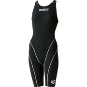 【FINA承認】レディース ハーフスパッツオープンバック(クロスバッグ) アクアフォース フュージョン2 ARN7010W BKBS Oサイズ [競泳水着 レディース]