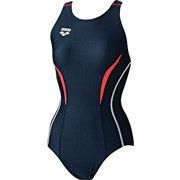 【FINA承認】セイフリーバック(着やストラップ)　ARN7051W NVBR Oサイズ [競泳水着 レディース]