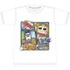 ポプテピピック 描き下ろし ホッカイロ売りの少女 Tシャツ XL [キャラクターグッズ]