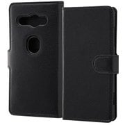 RT-RXZ2COELC3/BB [Xperia XZ2 Compact 手帳型ケース マグネットタイプ スリープ ブラック/ブラック]