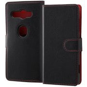 RT-RXZ2COELC3/BR [Xperia XZ2 Compact 手帳型ケース マグネットタイプ スリープ ブラック/レッド]