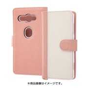 RT-RXZ2COLBC10/PW [Xperia XZ2 Compact 手帳型ケース ノーブル ピンク/ホワイト]