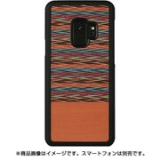 Galaxy S9 天然木ケース Browny Check I12503S9