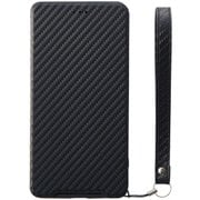 TR-XPXZ2-FS-CBK [Xperia XZ2 Flip Shell 衝撃吸収 フリップノートケース カーボンブラック]