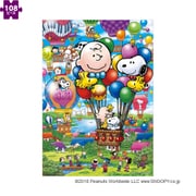03-043 PEANUTS スヌーピー バルーンフライト [ジグソーパズル 108ピース（完成サイズ：18.2×25.7cm）]